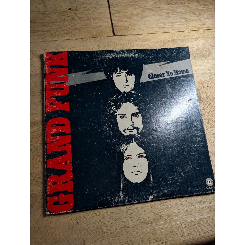 Grand Funk Railroad & Uriah Heep Vinyl Record LP Lot - Closer To Home / Freedom